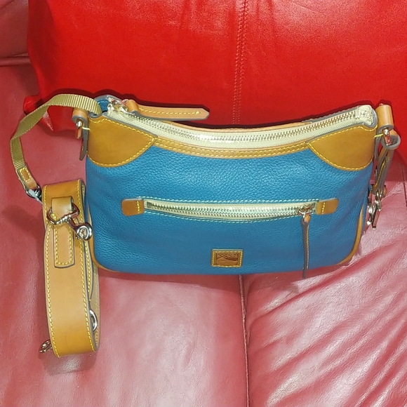 Dooney & Bourke Leather Hobo Shoulder Bag - Picture 6 of 12